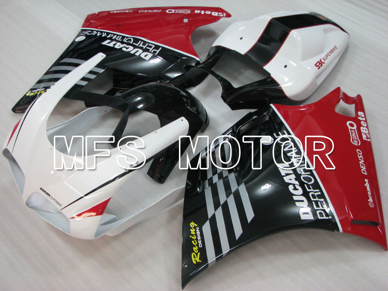 Ducati 748 / 998 / 996 1994-2002 Injection ABS Fairing - Performance - White Black - MFS3984