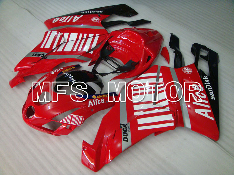 Ducati 749 / 999 2003-2004 Injection ABS Fairing - Alice - Red White - MFS3993