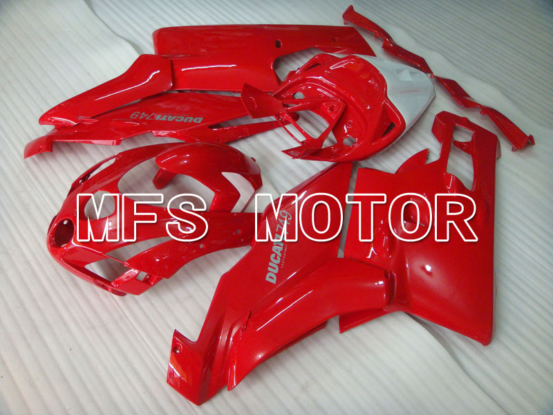 Ducati 749 / 999 2003-2004 Carenado ABS de inyección - Fábrica Style - rojo - MFS4007