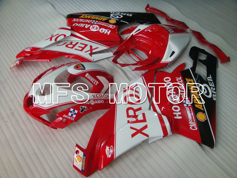 Ducati 749 / 999 2003-2004 Injection ABS Carénage - Xerox - rouge blanc - MFS4014
