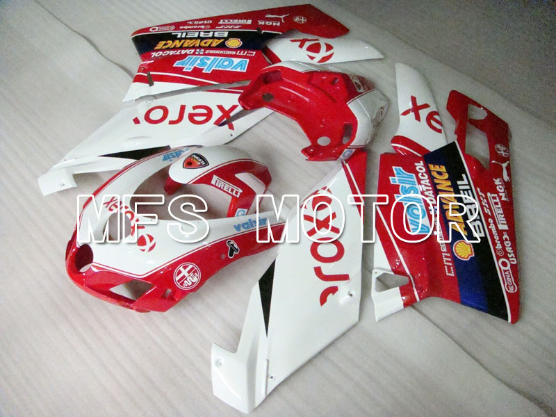 Ducati 749 / 999 2005-2006 Injection ABS Fairing - Xerox - Red White - MFS4062