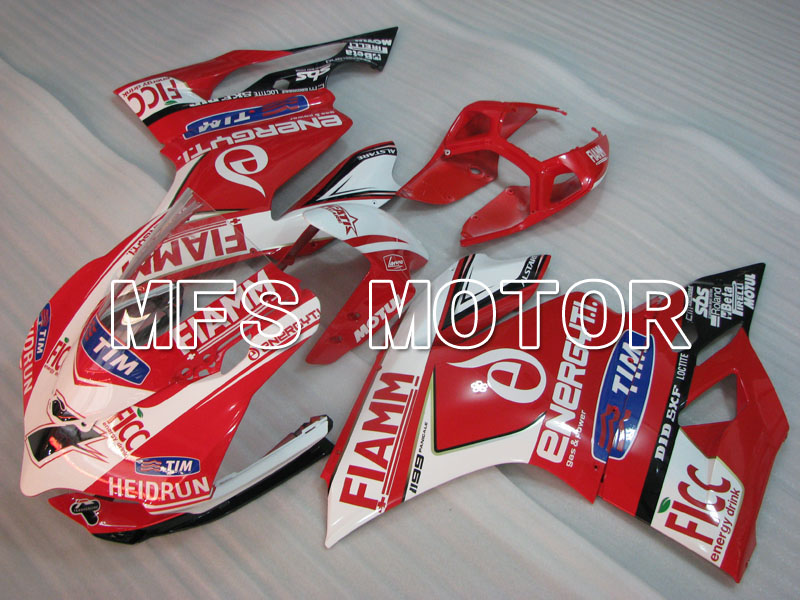 Ducati 1199 2011-2014 Injection ABS Fairing - FIAMM - Red White - MFS4066