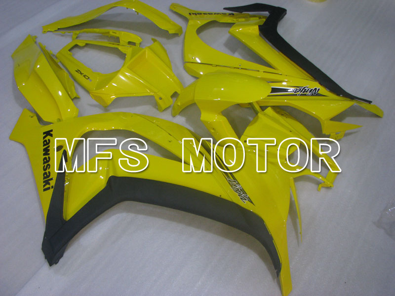 Kawasaki NINJA ZX10R 2011-2015 Injection ABS Fairing - Others - Black Yellow - MFS4093