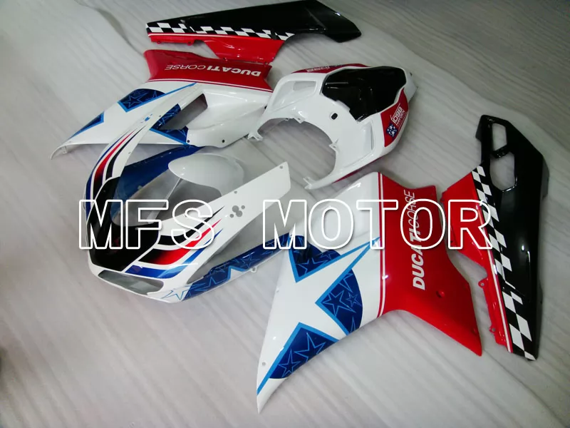 Ducati 848 / 1098 / 1198 2007-2011 Injection ABS Fairing - Others - Red White - MFS4126