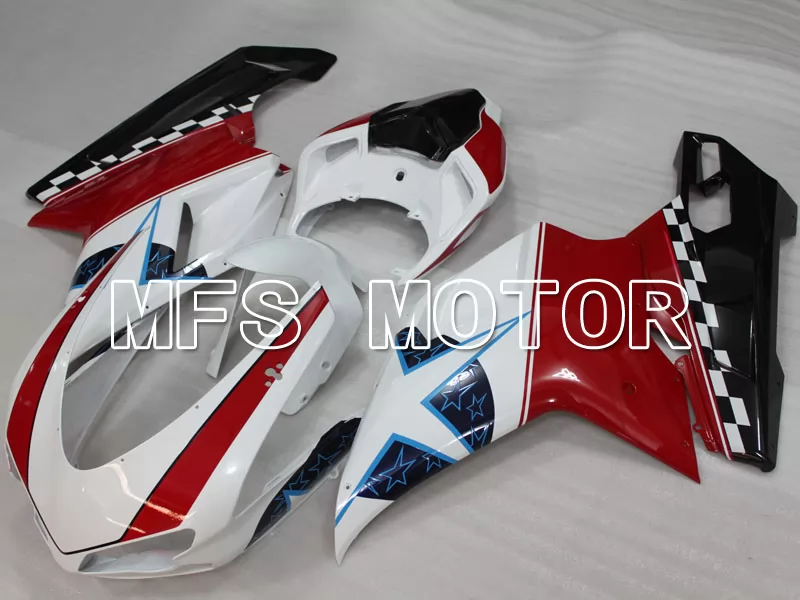 Ducati 848 / 1098 / 1198 2007-2011 Injection ABS Fairing - Others - Red White - MFS4178