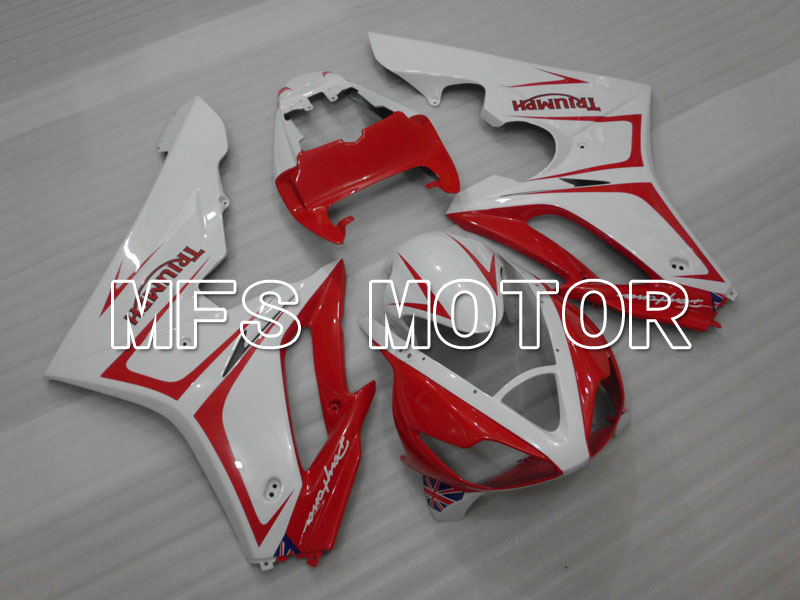 Triumph Daytona 675 2006-2008 Injection ABS Fairing - Factory Style - Red White - MFS4179