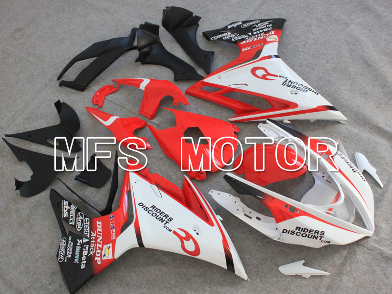 Triumph Daytona 675 2013-2014  Injection ABS Fairing - DUNLOP - Red White - MFS4227