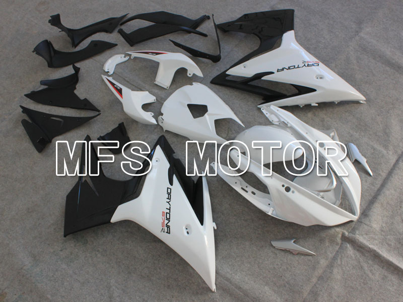Triumph Daytona 675 2013-2014  Injection ABS Fairing - Factory Style - Black White - MFS4231