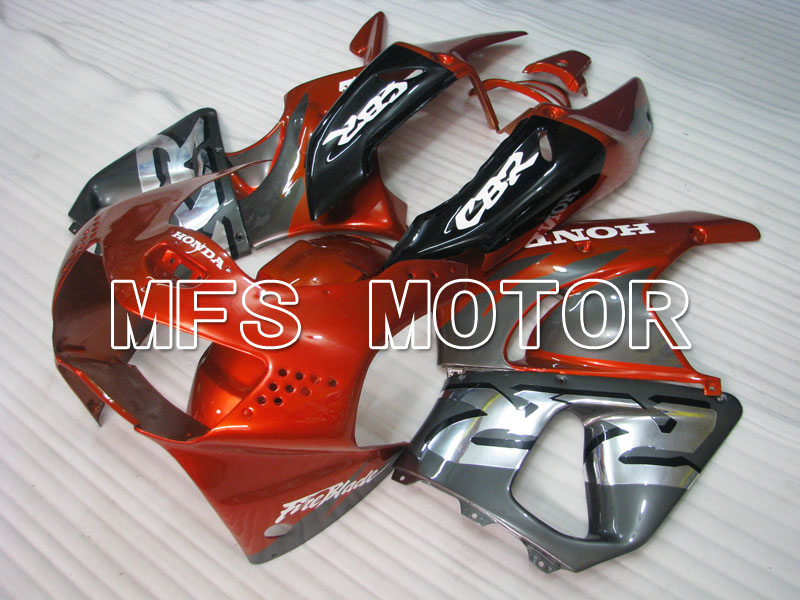 Honda CBR900RR 919 1998-1999 ABS Fairing - Factory Style - Red wine color Gray - MFS4345