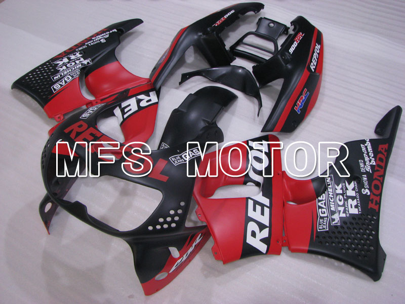 Honda CBR900RR 919 1998-1999 ABS Fairing - Repsol - Negro rojo Mate - MFS4434