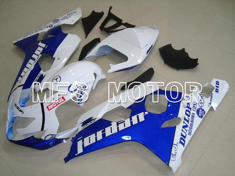 Suzuki GSXR600/750 2004-2005 Injection ABS Fairing - Jordan - Blue White - MFS4736