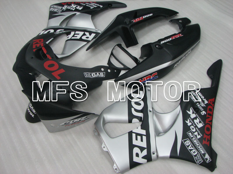 Honda CBR900RR 919 1998-1999 ABS Fairing - Repsol - Negro Plata Mate - MFS4437