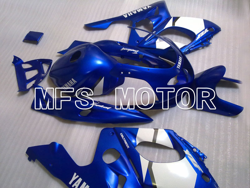 Yamaha YZF-600R 1997-2007 Carenado ABS de inyección - Fábrica Style - Azul Blanco - MFS4457