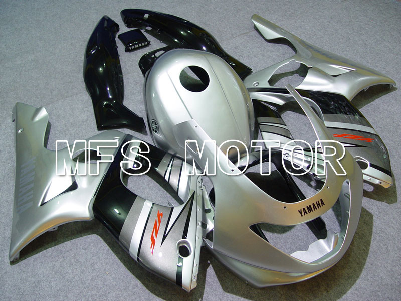 Yamaha YZF-600R 1997-2007 Injektion ABS Verkleidung - Fabrik Style - Schwarz Silber - MFS4458