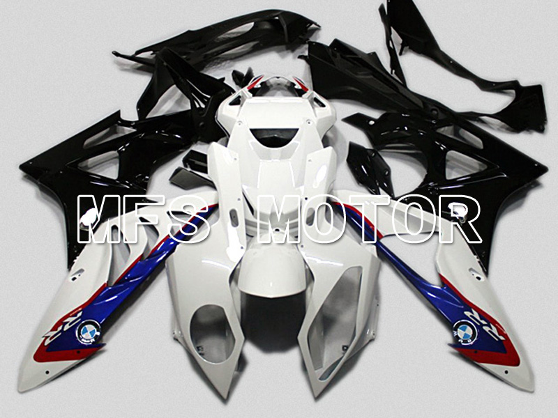 BMW S1000RR 2009-2014 Injection ABS Fairing - Factory Style - Black White Blue - MFS4481