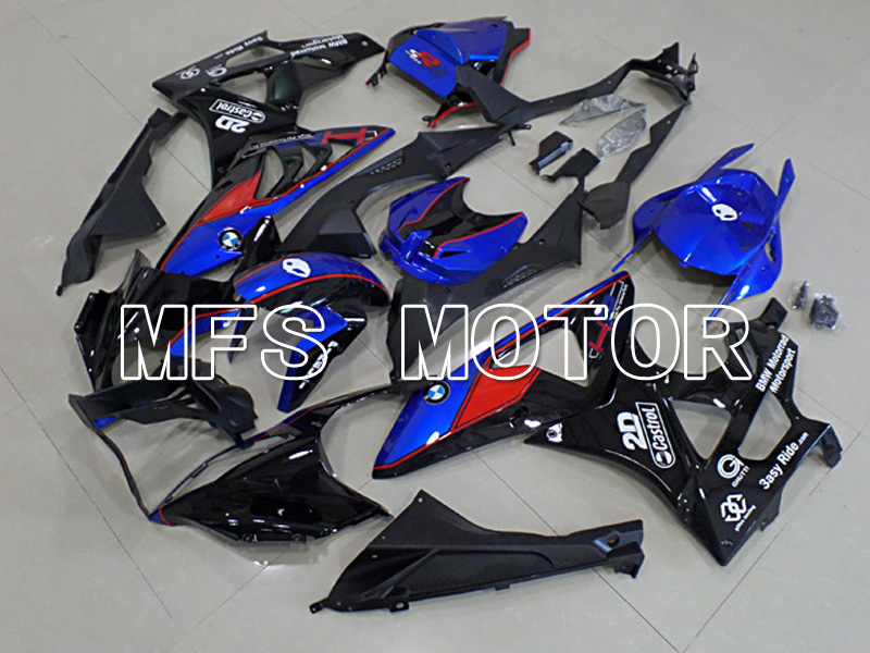 BMW S1000RR 2009-2014 Injection ABS Fairing - Factory Style - Black Blue - MFS4491