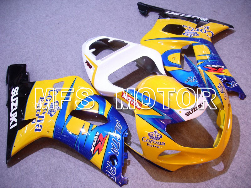Suzuki GSXR600 2001-2003 Injection ABS Fairing - Corona - Blue Yellow - MFS4532