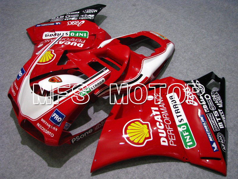 Ducati 748 / 998 / 996 1994-2002 Injection ABS Carénage - INFO STRADA - rouge - MFS4562