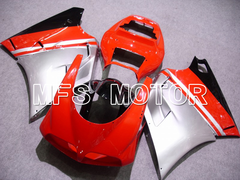 Ducati 748 / 998 / 996 1994-2002 Injection ABS Fairing - Factory Style - Red Silver - MFS4587
