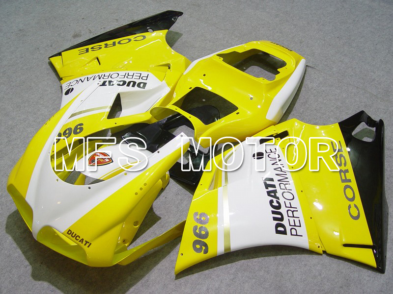 Ducati 748 / 998 / 996 1994-2002 Injection ABS Fairing - Performance - Yellow White - MFS4607