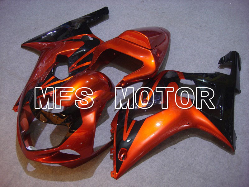Suzuki GSXR750 2000-2003 Injection ABS Carénage - Usine Style - Orange Noir - MFS7048