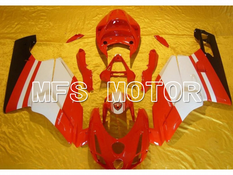 Ducati 749 / 999 2003-2004 Injection ABS Fairing - Factory Style - Red White - MFS4648