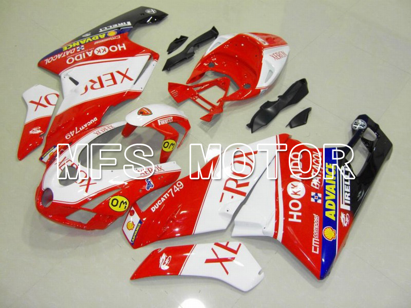 Ducati 749 / 999 2003-2004 Injection ABS Fairing - Xerox - Red White - MFS4659