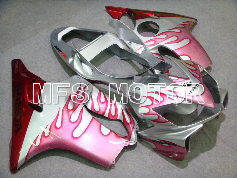 Honda CBR600 F4i 2001-2003 Injection ABS Fairing - Flame - Pink Silver - MFS4671