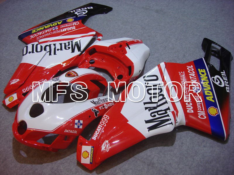 Ducati 749 / 999 2005-2006 Injection ABS Fairing - Marlboro - Red White - MFS4708