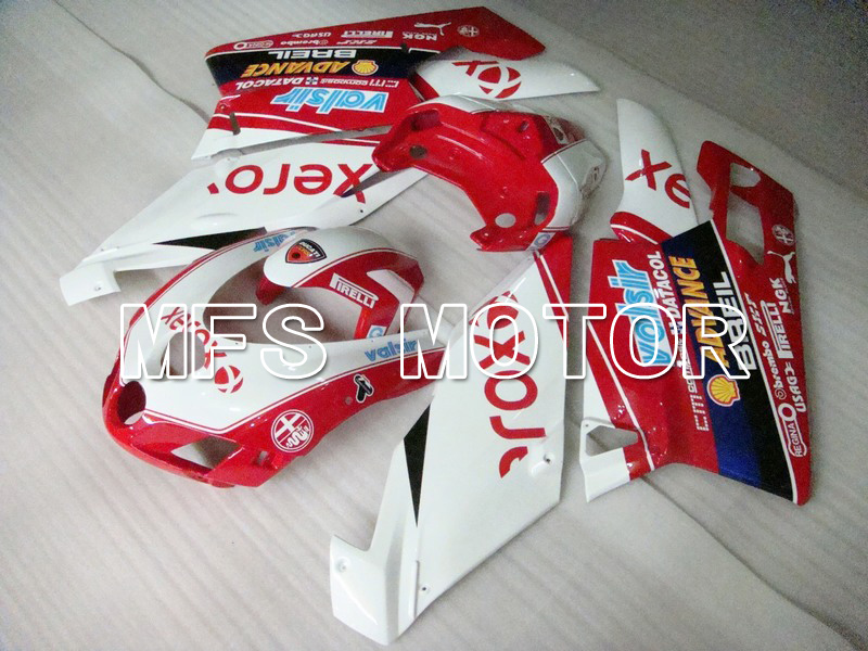 Ducati 749 / 999 2005-2006 Injection ABS Fairing - Xerox - Red White - MFS4718
