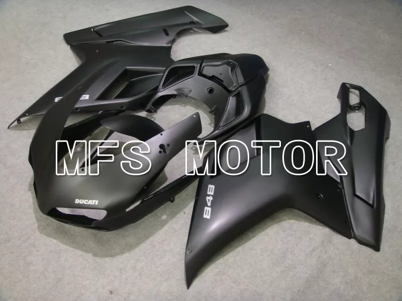 Ducati 848 / 1098 / 1198 2007-2011 Injection ABS Fairing - Factory Style - Black Matte - MFS4734