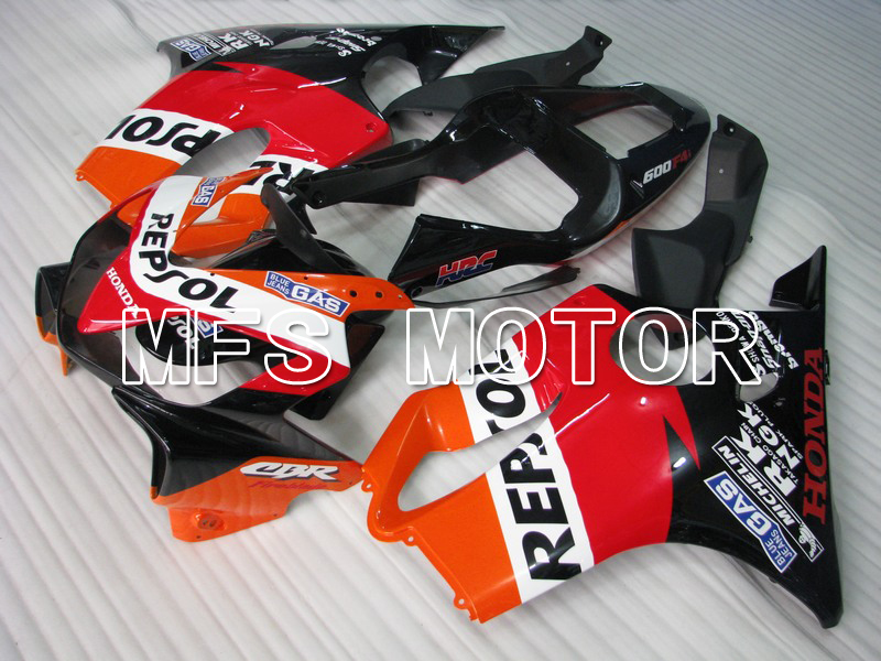 Honda CBR600 F4i 2001-2003 Injection ABS Fairing - Repsol - Black Orange Red - MFS4739