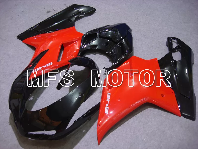 Ducati 848 / 1098 / 1198 2007-2011 Injection ABS Fairing - Factory Style - Black Red - MFS4748