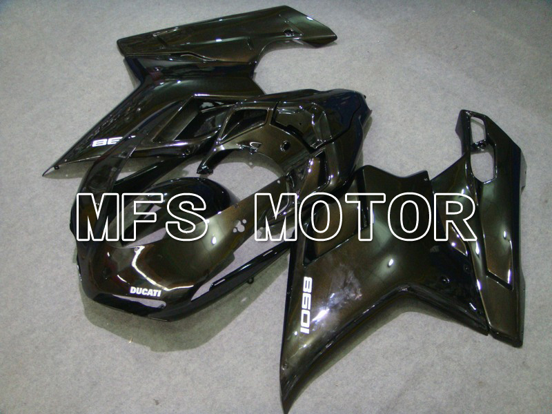 Ducati 848 / 1098 / 1198 2007-2011 Injection ABS Fairing - Factory Style - Black - MFS4761