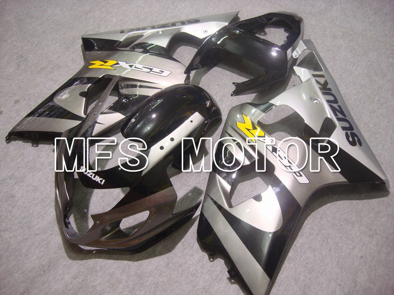Suzuki GSXR600 GSXR750 2004-2005 Injection ABS Fairing - Factory - Black Silver - MFS4772