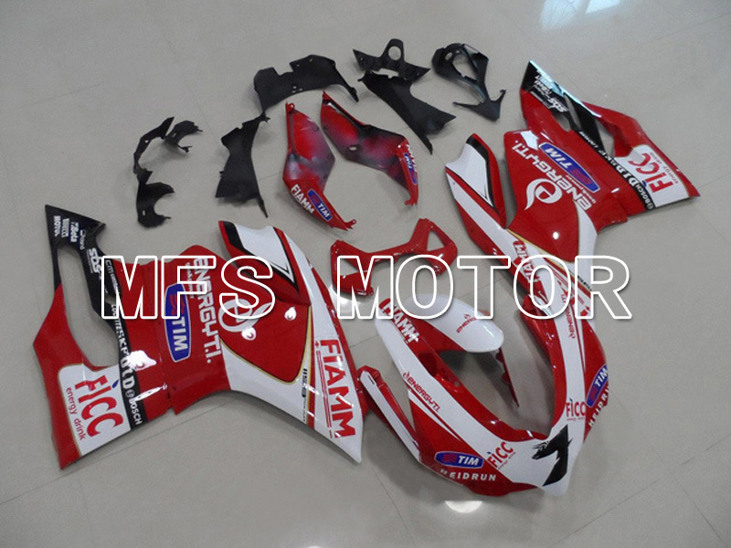 Ducati 1199 2011-2014 Injection ABS Fairing - FIAMM - Red White - MFS4799