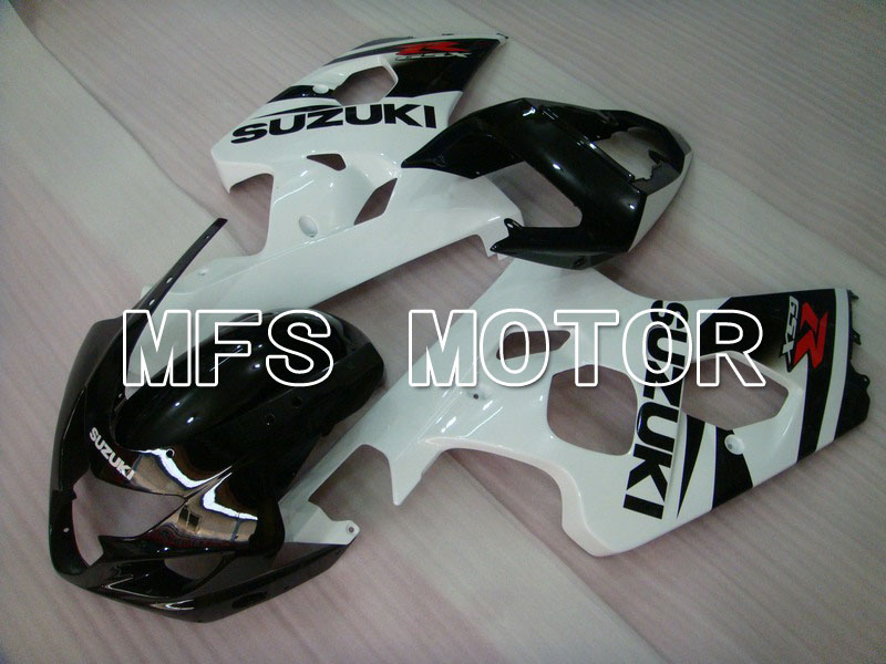 Suzuki GSXR600 GSXR750 2004-2005 Injection ABS Carénage - Usine - blanc Noir - MFS4800