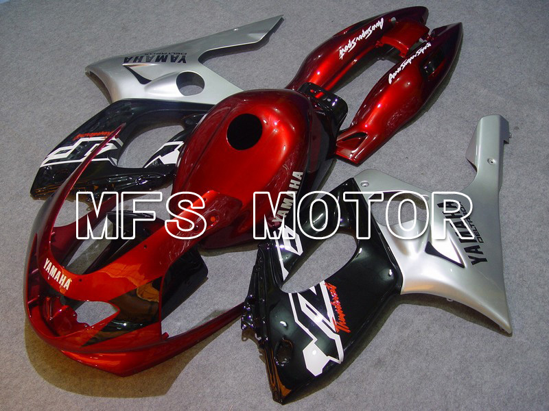 Yamaha YZF-600R 1997-2007 Injection ABS Fairing - Factory Style - Red wine color Black Silver - MFS4843