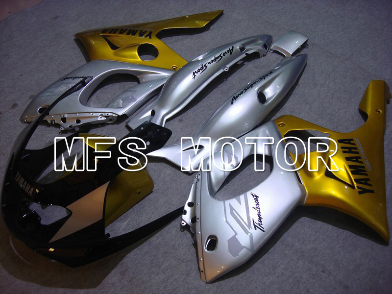 Yamaha YZF-600R 1997-2007 Injektion ABS Verkleidung - Fabrik Style - Gold Silber - MFS4848
