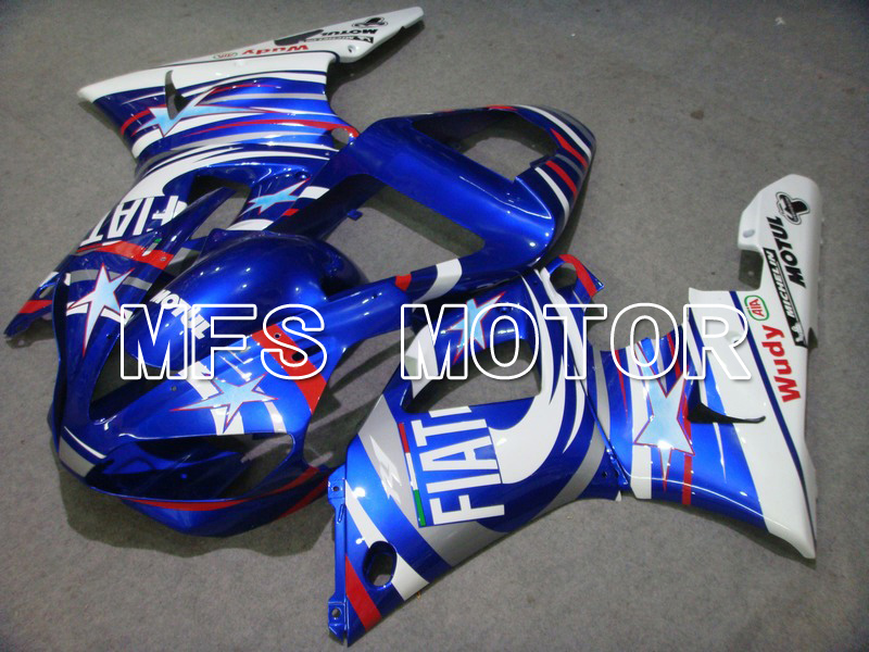 Yamaha YZF-R1 2000-2001 Injection ABS Fairing - FIAT - Blue White - MFS4858