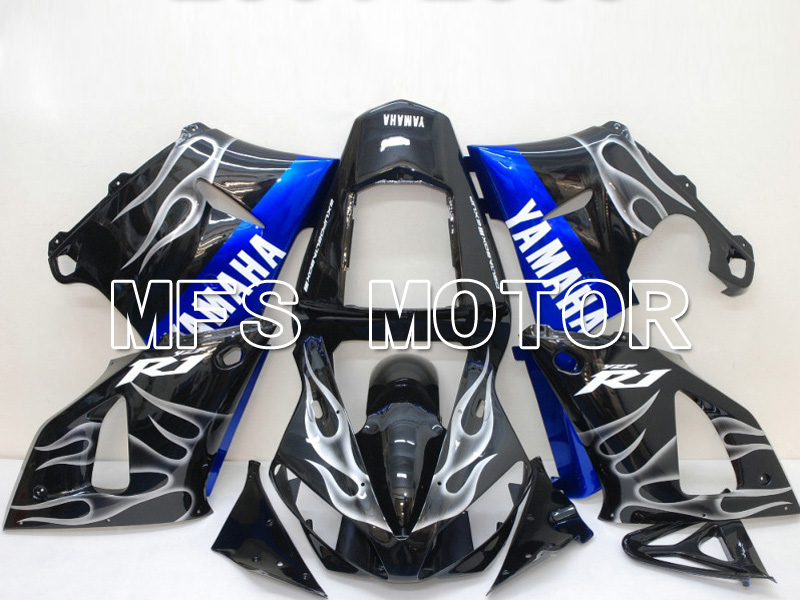 Yamaha YZF-R1 2000-2001 Carenado ABS de inyección - Flame - Azul Negro - MFS4862