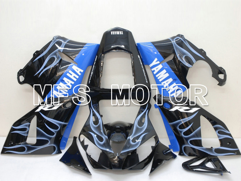 Yamaha YZF-R1 2000-2001 Carenado ABS de inyección - Flame - Azul Negro - MFS4869