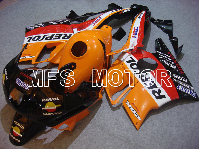 Honda CBR600 F2 1991-1994 ABS Fairing - Repsol - Black Orange Red - MFS4886