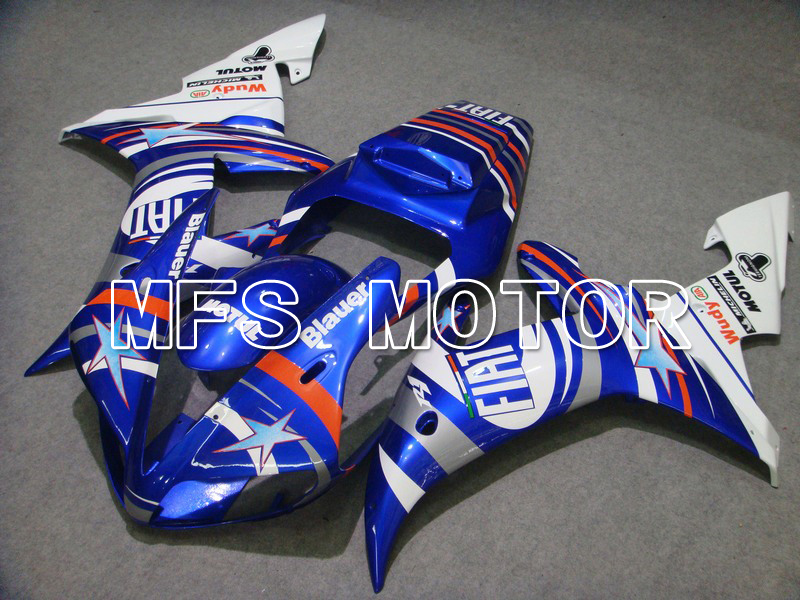 Yamaha YZF-R1 2002-2003 Injection ABS Fairing - FIAT - Blue White - MFS4952