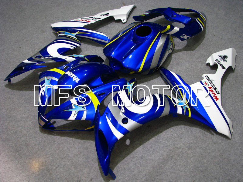 Yamaha YZF-R1 2004-2006 Injektion ABS Verkleidung - FIAT - Blau Weiß - MFS5010