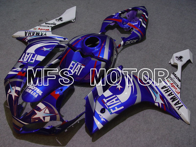 Yamaha YZF-R1 2007-2008 Injection ABS Fairing - FIAT - Blue White - MFS5057