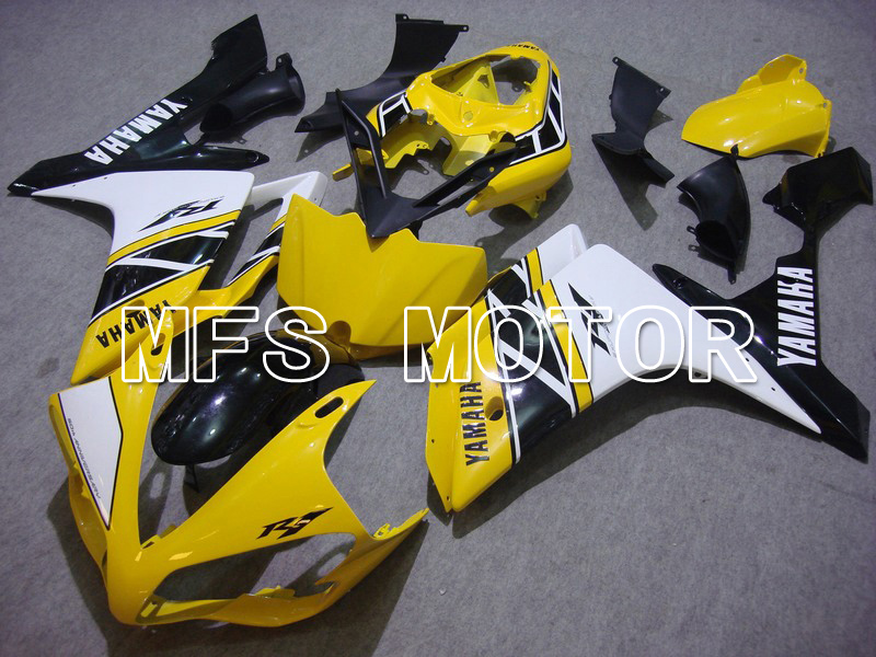 Yamaha YZF-R1 2007-2008 Injection ABS Fairing - Factory Style - Yellow Black White - MFS5076