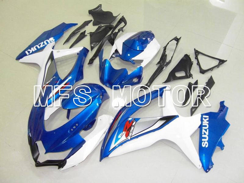 Suzuki GSXR600 GSXR750 2008-2010 Injection ABS Fairing - Factory Style - Blue White - MFS5079