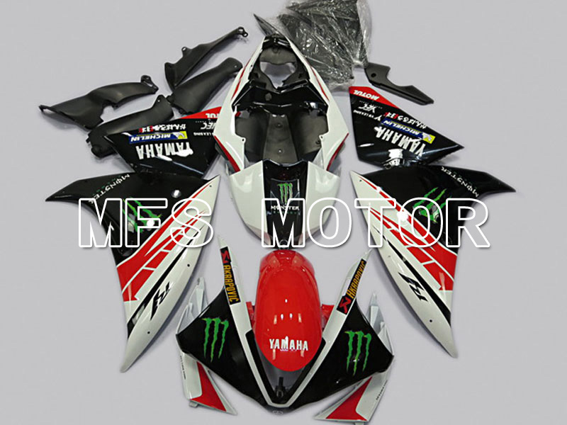 Yamaha YZF-R1 2009-2011 Injection ABS Carénage - Monster - rouge blanc - MFS5123