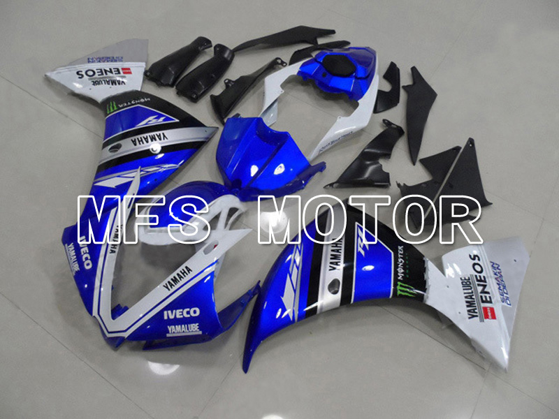 Yamaha YZF-R1 2009-2011 Injektion ABS Verkleidung - Monster - Schwarz Blau - MFS5126